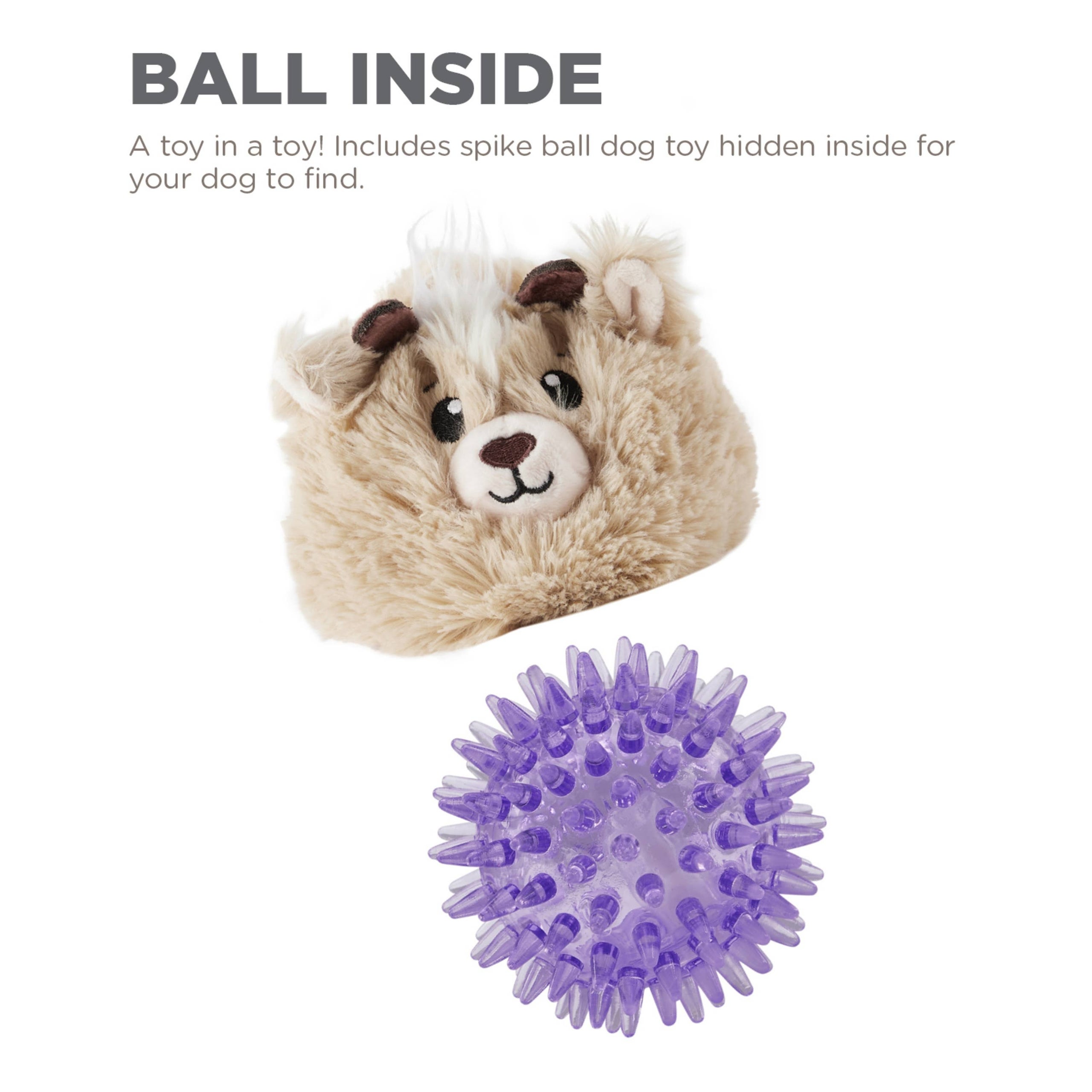 Outward Hound Reversi Balls Antelope Spike Ball Dog Toy LaValley Home Garden